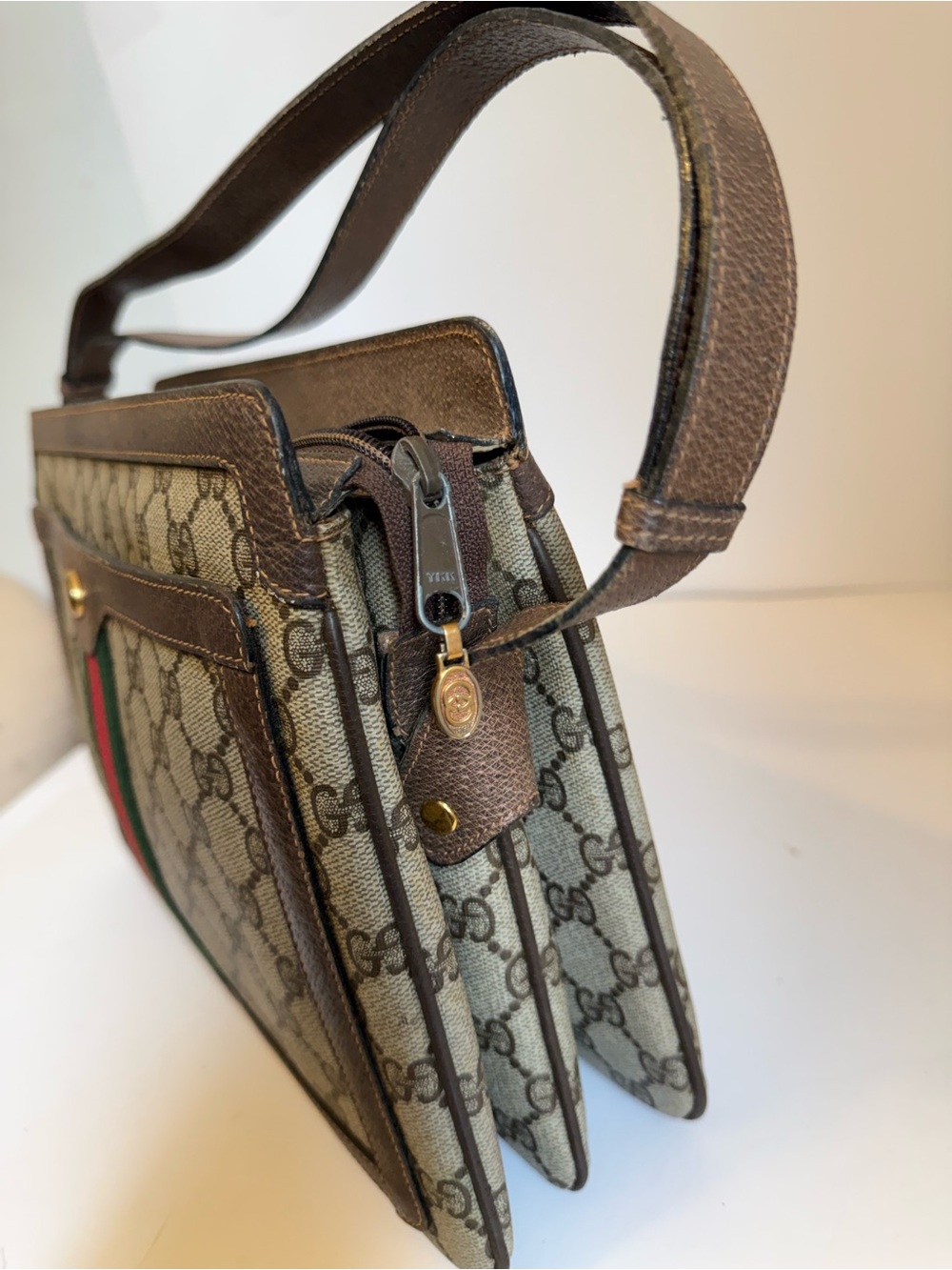 Vintage Gucci Ophidia sherry line Shoulder Bag Vintage π - Picture 16 of 17